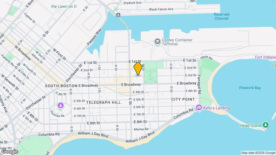 645 E 3rd St, Unit 2 Mapa y Detalles de la Ubicación