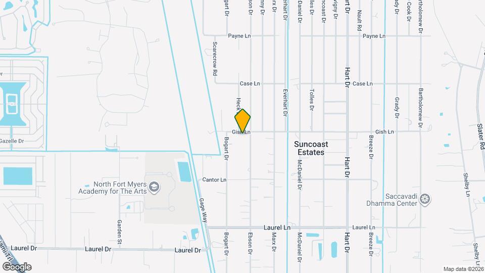 2023 Gish Ln Map and Location Details