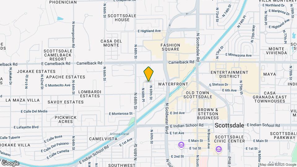 6839 E Montecito Ave Map and Location Details