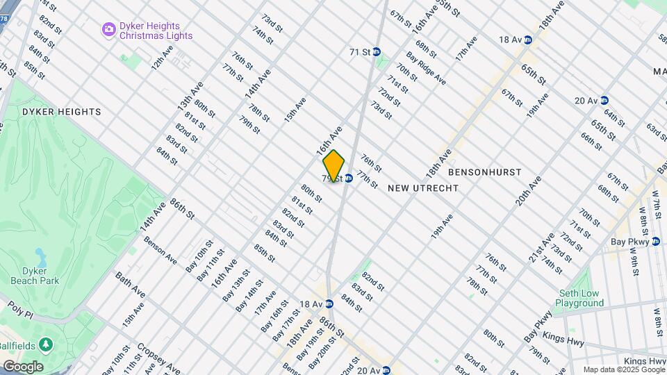 1661 79th St Map and Location Details