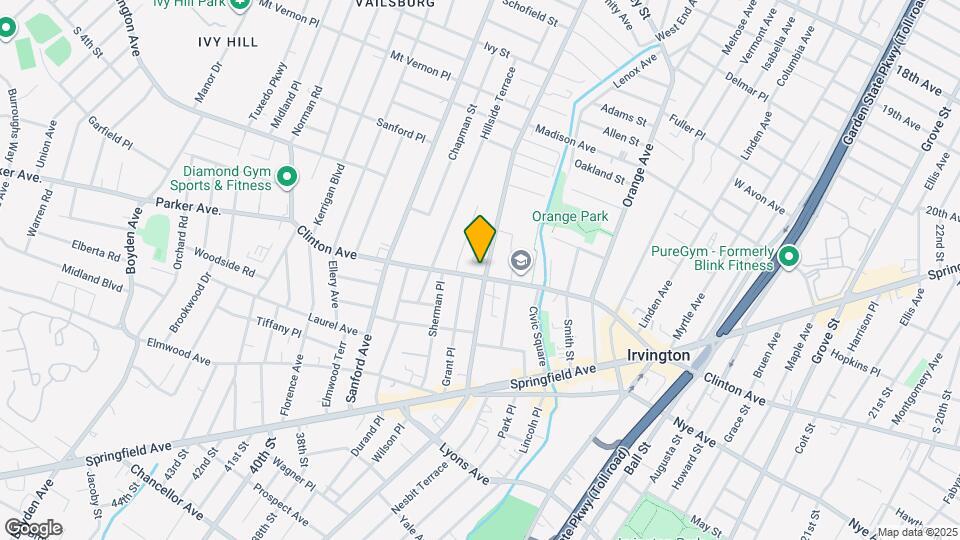 1305 Clinton Ave Map and Location Details