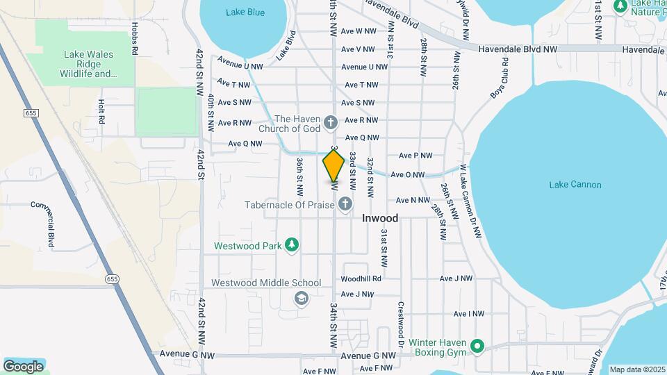 1343 34th St NW Map and Location Details