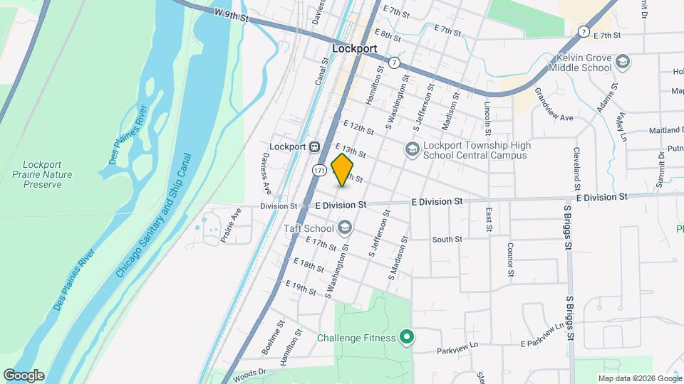 1440 S Hamilton St Map and Location Details