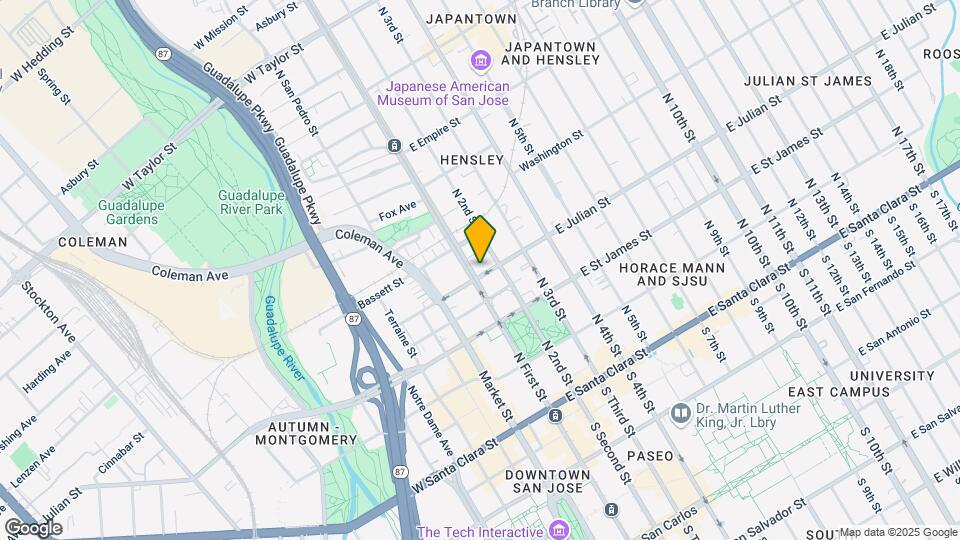 1 E Julian St, Unit 311 Map and Location Details