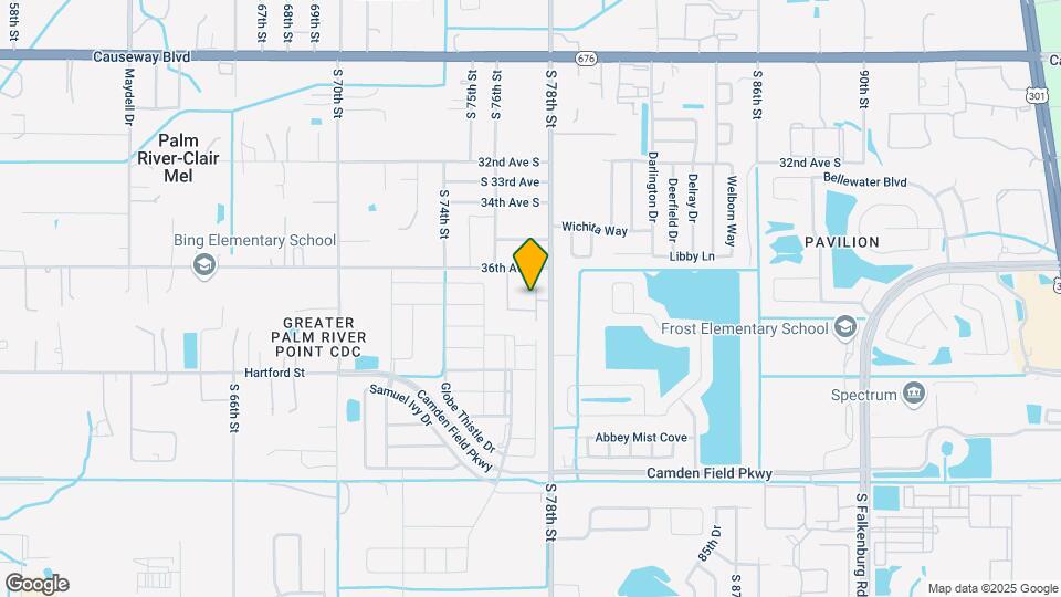 3651 Brownsville Pl Map and Location Details