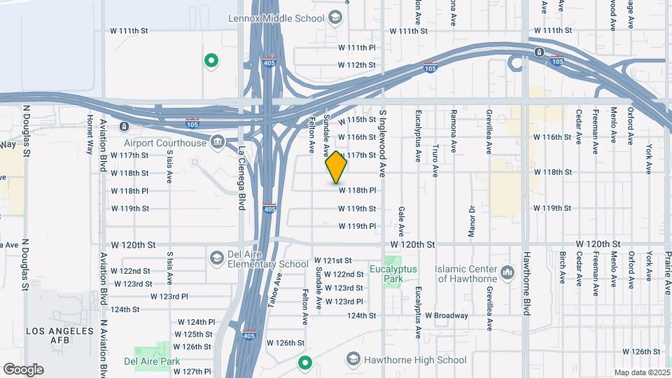 4917 W 118th Pl Map and Location Details