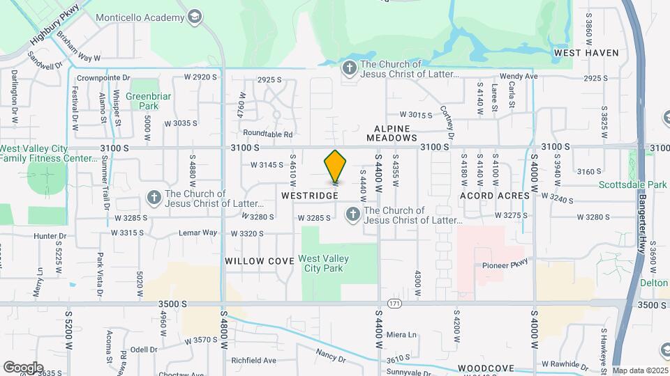 3205 W 3205 S Map and Location Details