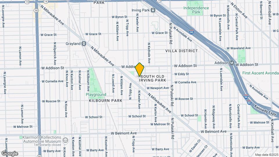 3507 N Keeler Ave Map and Location Details