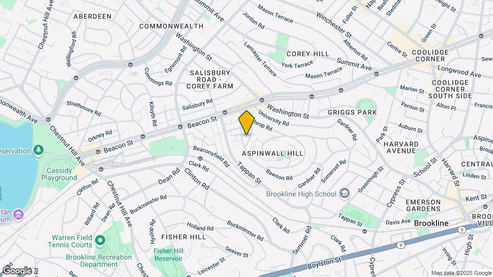 31 Claflin Rd, Unit 2 Map and Location Details