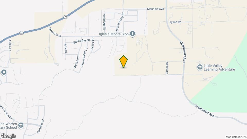 20600 Little Valley Rd Map and Location Details