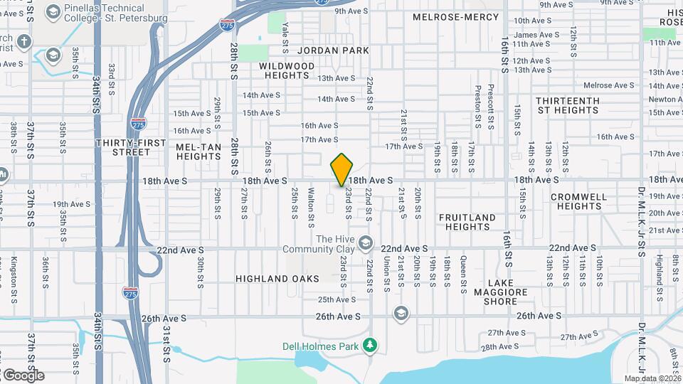 1825 23rd St S Map and Location Details