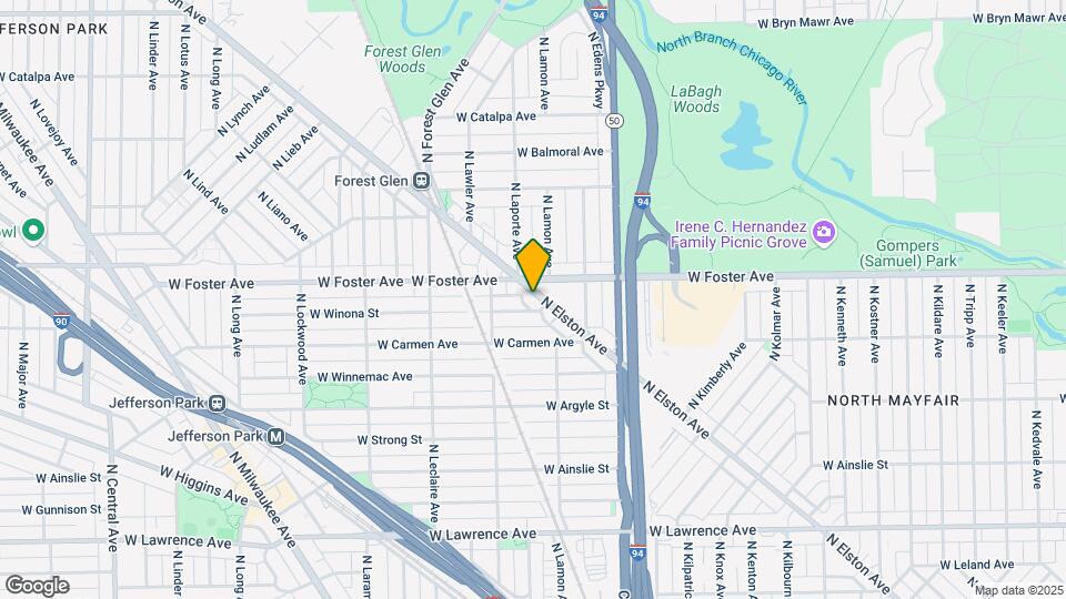 5160 N Elston Ave Mapa y Detalles de la Ubicación