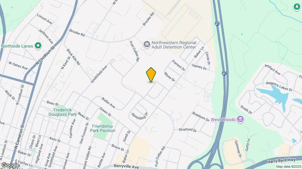 121 Longstreet Ave Map and Location Details