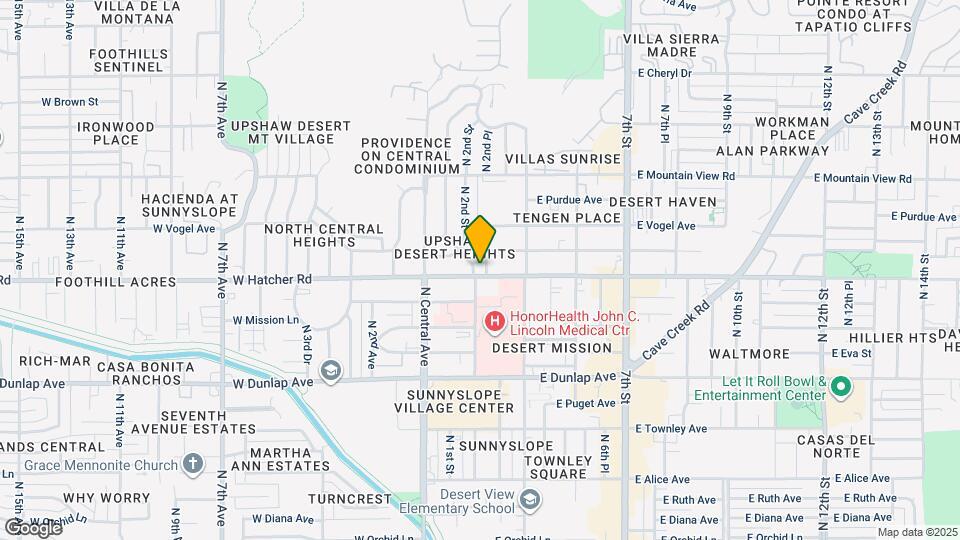 102 E Hatcher Rd Map and Location Details