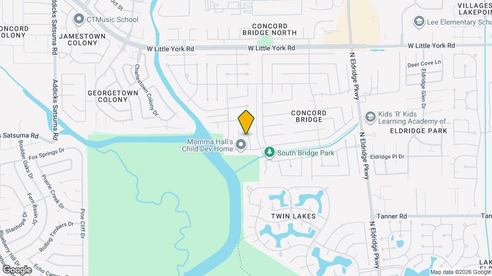 5919 Central Falls Dr Map and Location Details