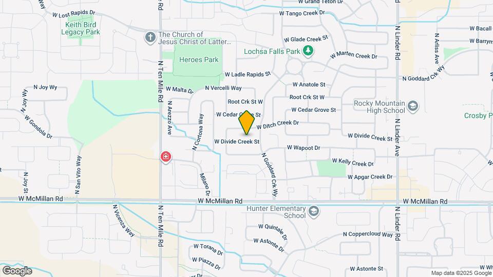 2630 W Divide Creek St Map and Location Details