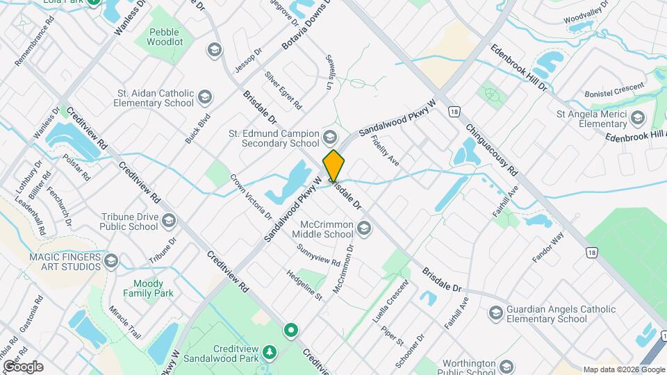 256 Brisdale Dr Map and Location Details