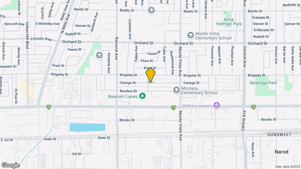4701 Canoga St Mapa y Detalles de la Ubicación