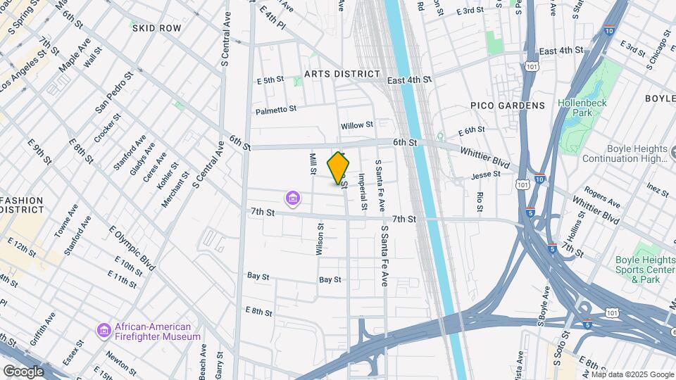 1855 Industrial St Map and Location Details