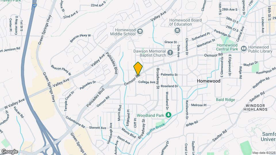 809 Oxmoor Rd Mapa y Detalles de la Ubicación