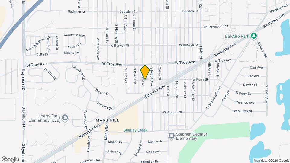 3101 S Lyons Ave Map and Location Details