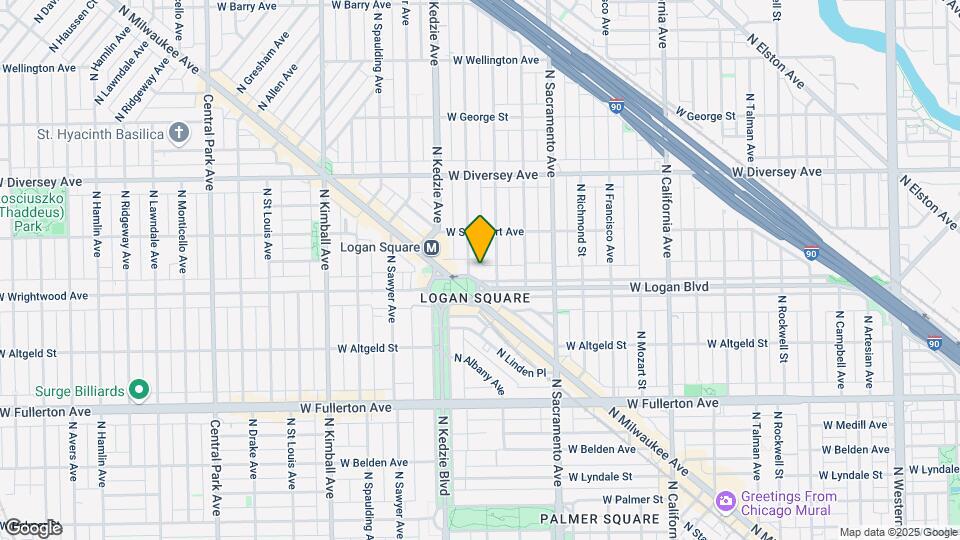 3116 W Logan Blvd Mapa y Detalles de la Ubicación