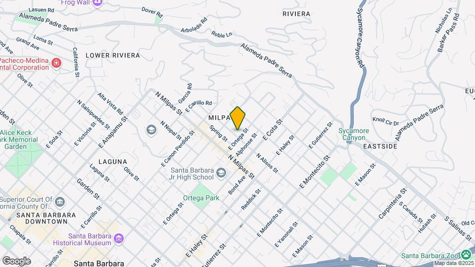 708 N Alisos St Map and Location Details