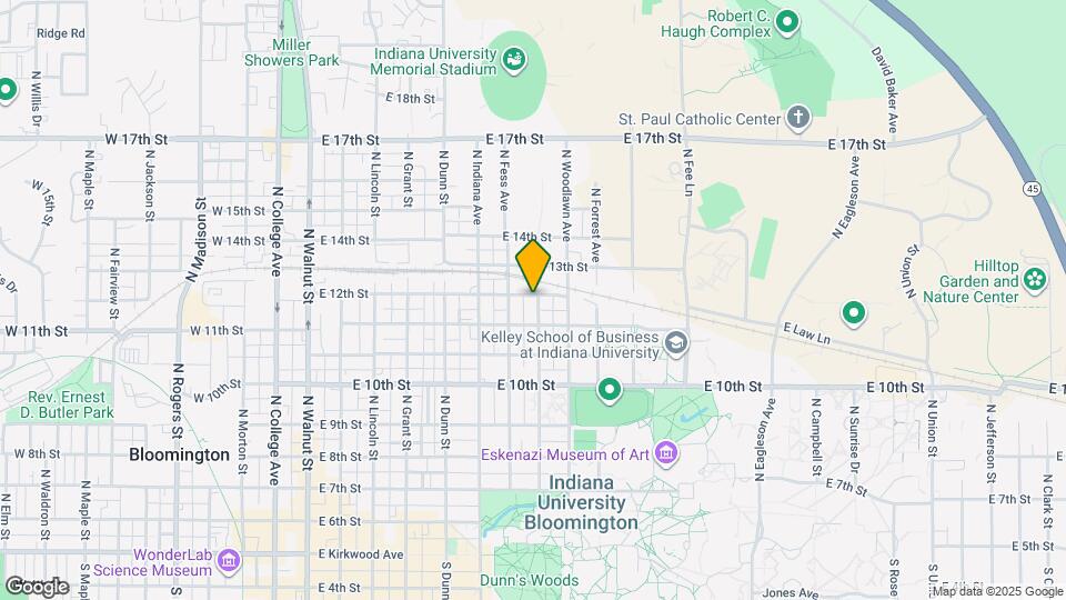 817 N Park Ave Map and Location Details