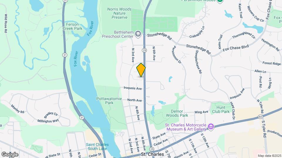 410 Delnor Glen Dr Map and Location Details