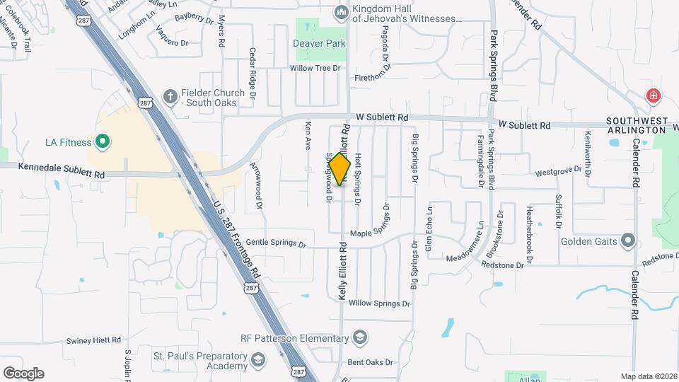 6204 Kelly Elliott Rd Map and Location Details