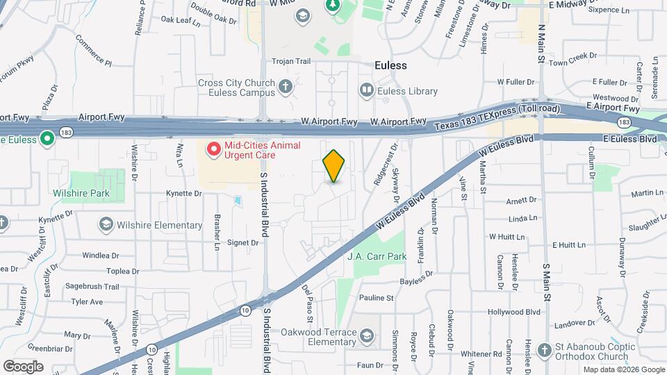 833 Tennessee Dr Map and Location Details