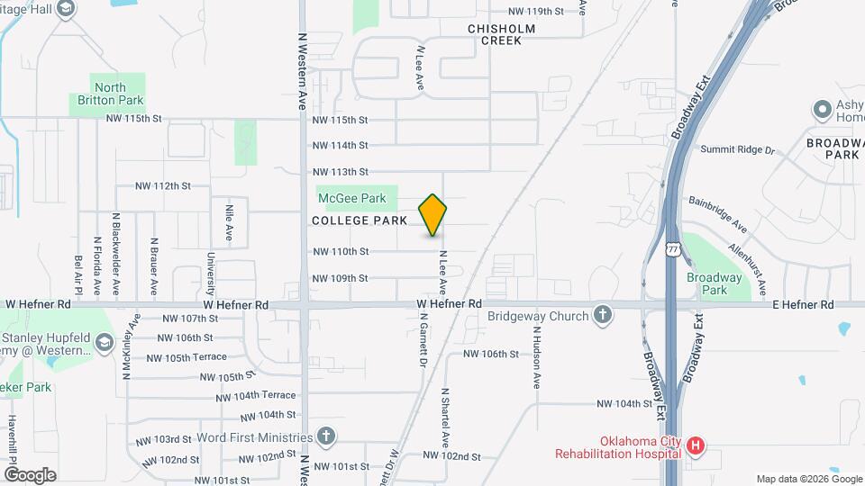 609 NW 110th St Map and Location Details