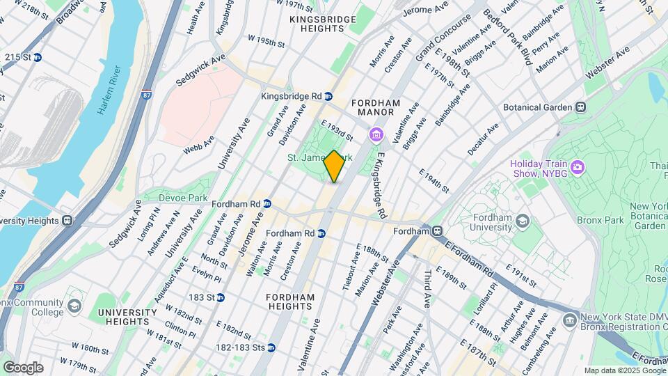 2535 Grand Concourse Mapa y Detalles de la Ubicación