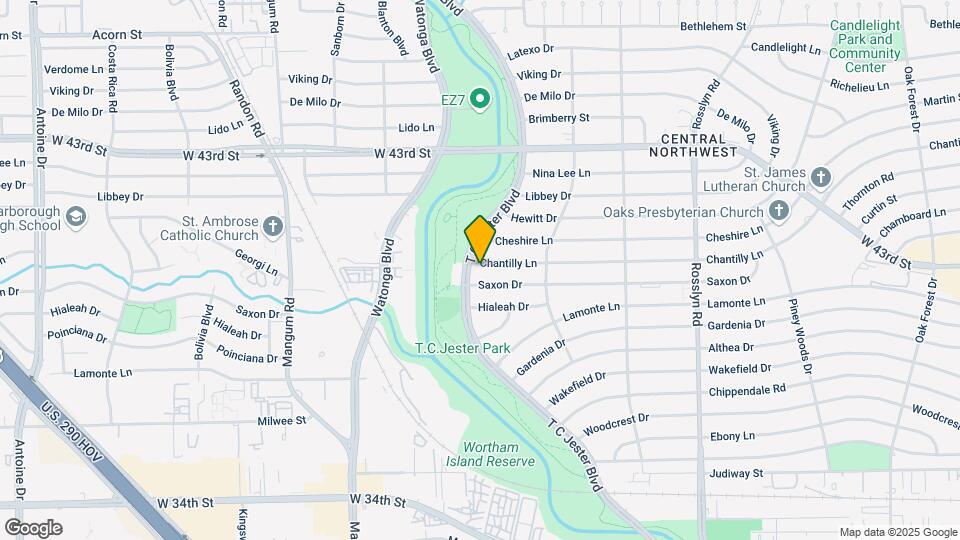 2327 Chantilly Ln Map and Location Details