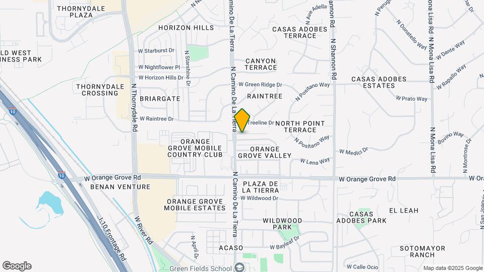 3310 W Calle Toronja Map and Location Details