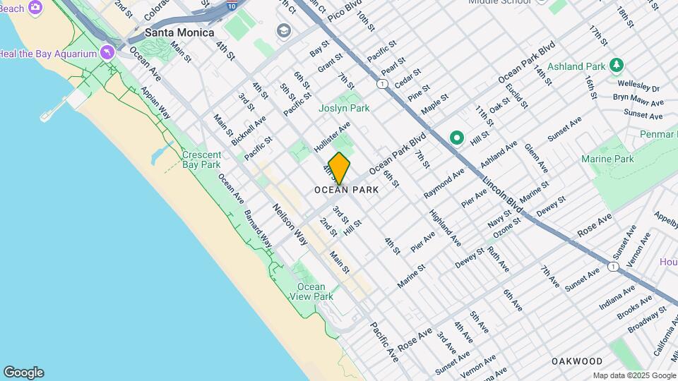 317-321 Ocean Park Blvd Mapa y Detalles de la Ubicación