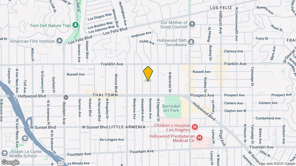 1747 Kenmore Ave Mapa y Detalles de la Ubicación