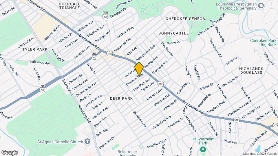 1938 Deerwood Ave Map and Location Details