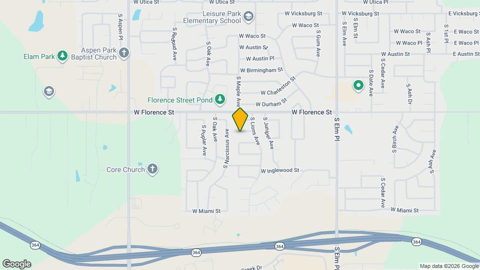 1319 W Gulfport St Map and Location Details