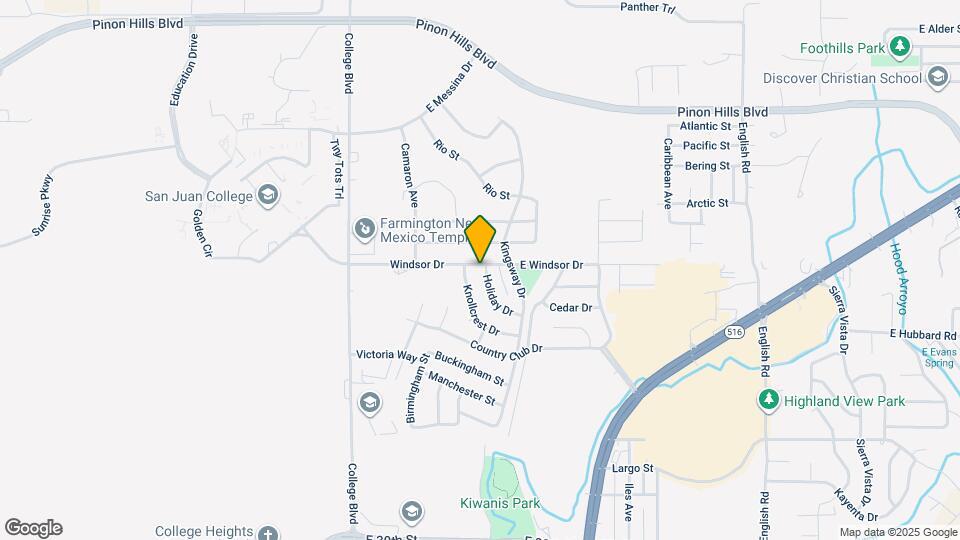 3805 Windsor Dr Map and Location Details