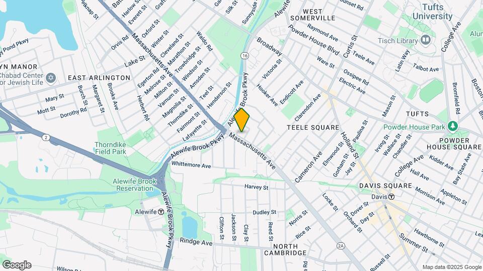 2575 Massachusetts Ave Map and Location Details