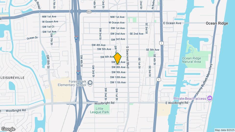 145 SW 8th Ave Map and Location Details