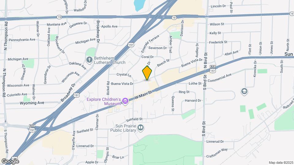 1301 Buena Vista Dr Mapa y Detalles de la Ubicación