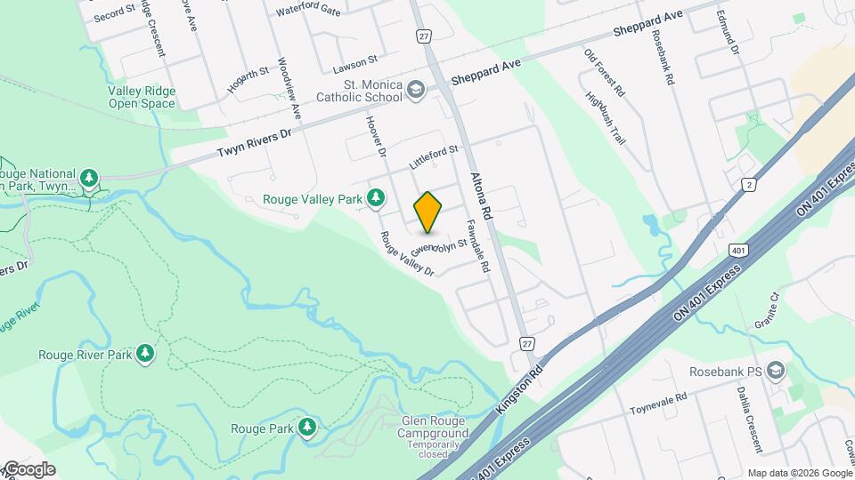 216 Gwendolyn St Map and Location Details