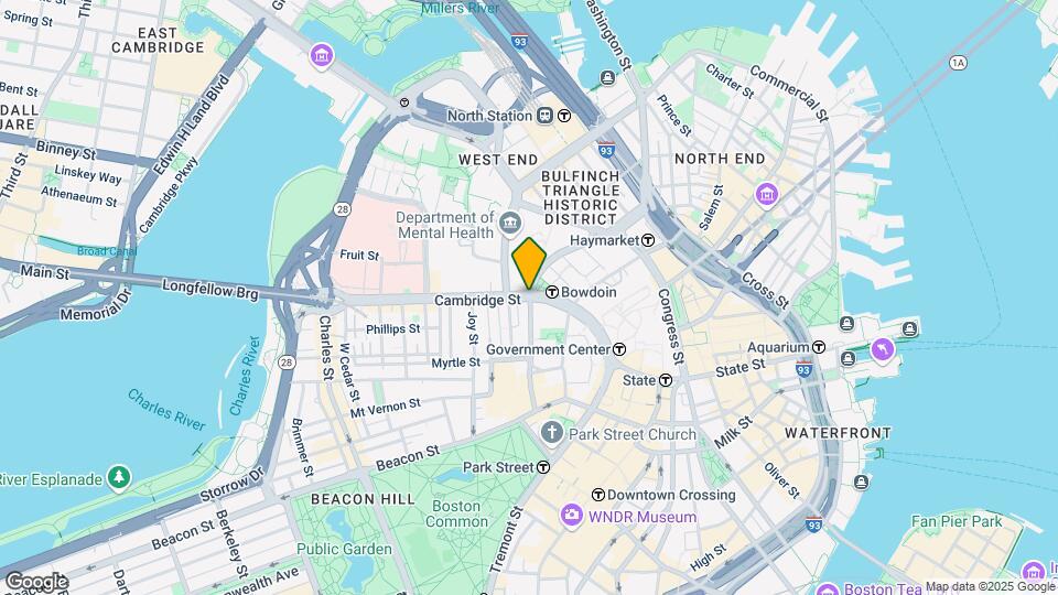 1 Bowdoin St, Unit #22 Mapa y Detalles de la Ubicación