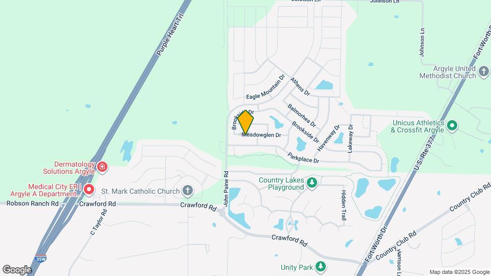 5917 Meadowglen Dr Map and Location Details