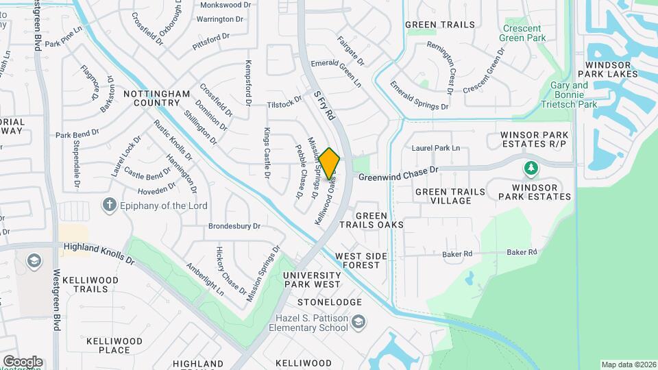 6818 Brockington Dr Map and Location Details
