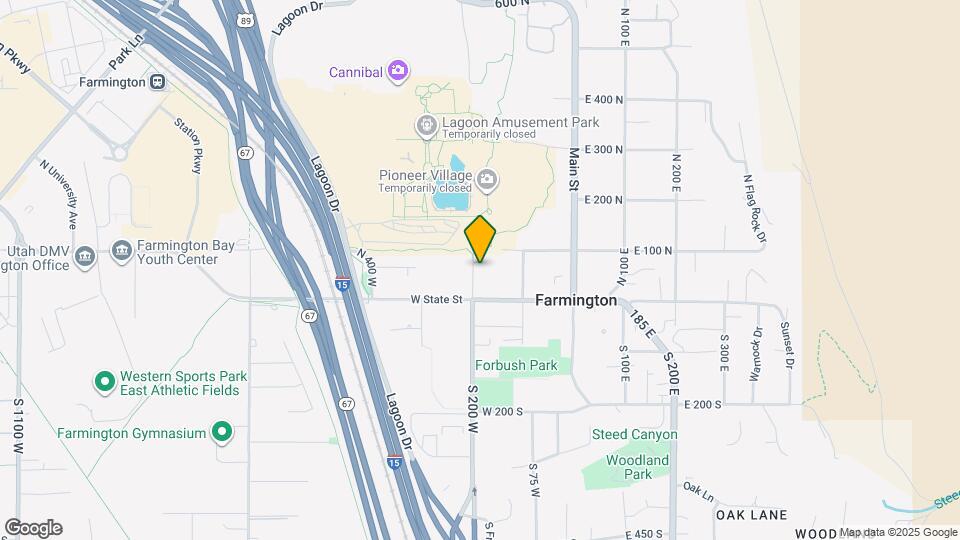 40 N 200 W Map and Location Details