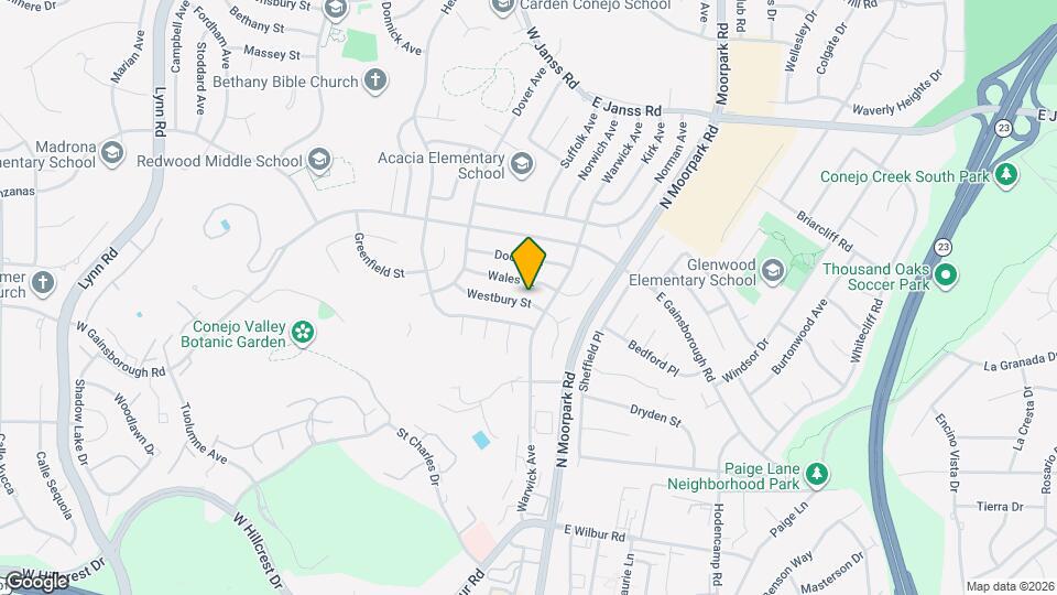 21 Westbury St Map and Location Details