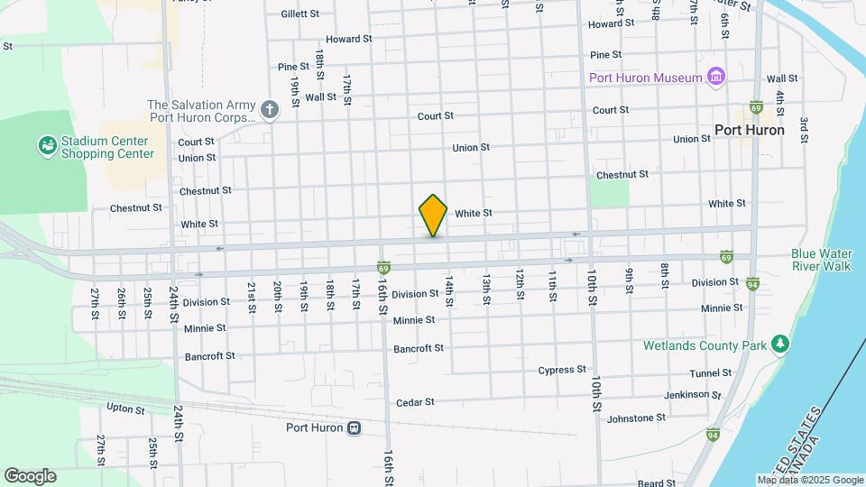 1416 Griswold St, Unit 1 Map and Location Details